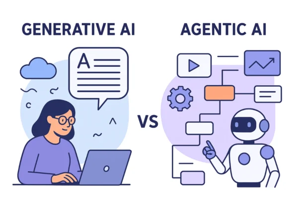 Generative AI vs Agentic AI Use Cases, Applications, & Examples