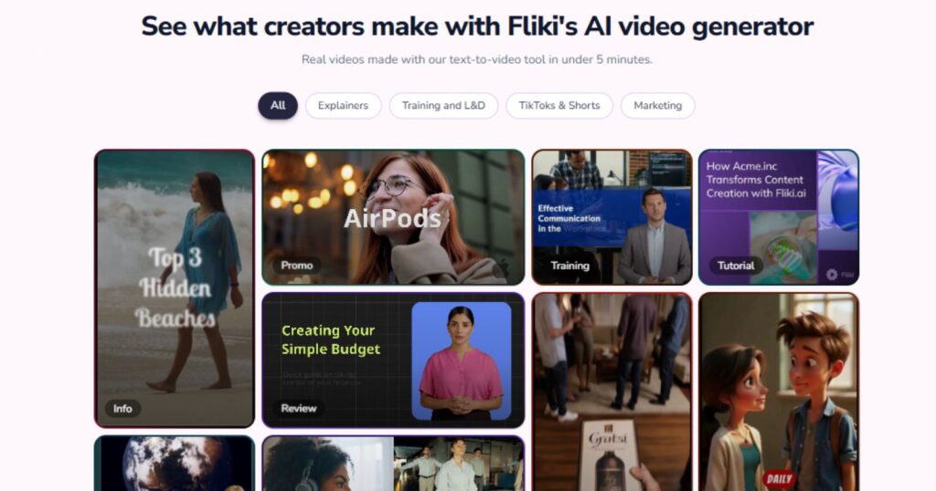 Fliki AI Video Generators Tool