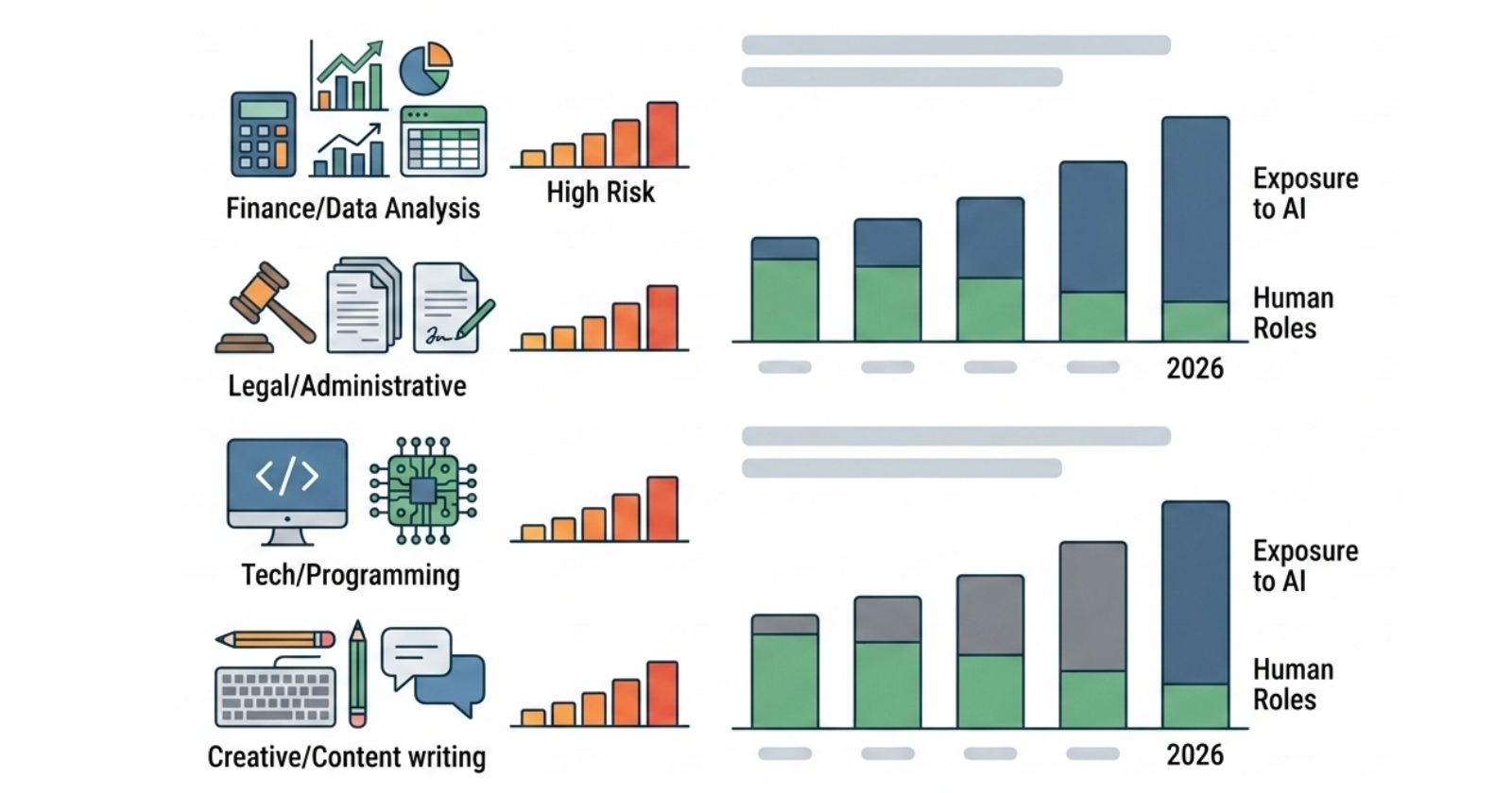 AI Job Displacement Risk: White-Collar Jobs Most Exposed in 2026